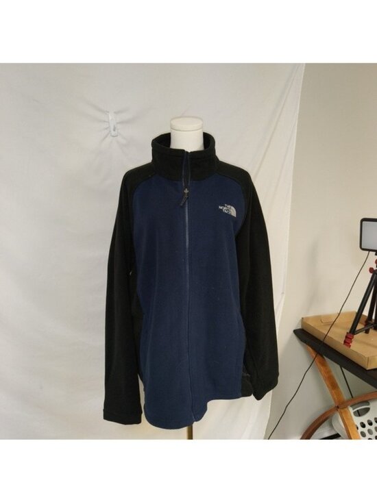 The North Face Other - Men's Full Zip The North Face Fleece Jacket Black/Blue Sz. XL